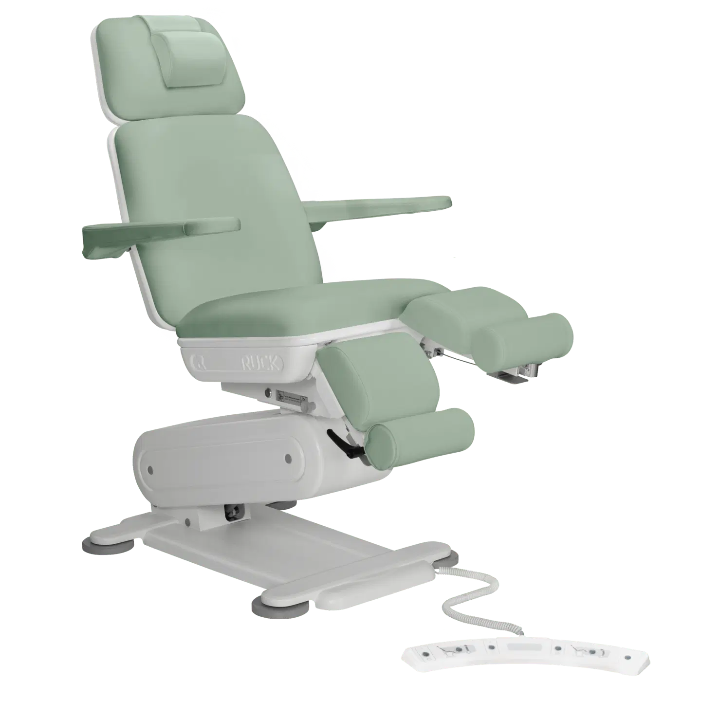 RUCK Behandlungsliege STELLA 3s, Fußschalter mit Memoryfunktion salbei