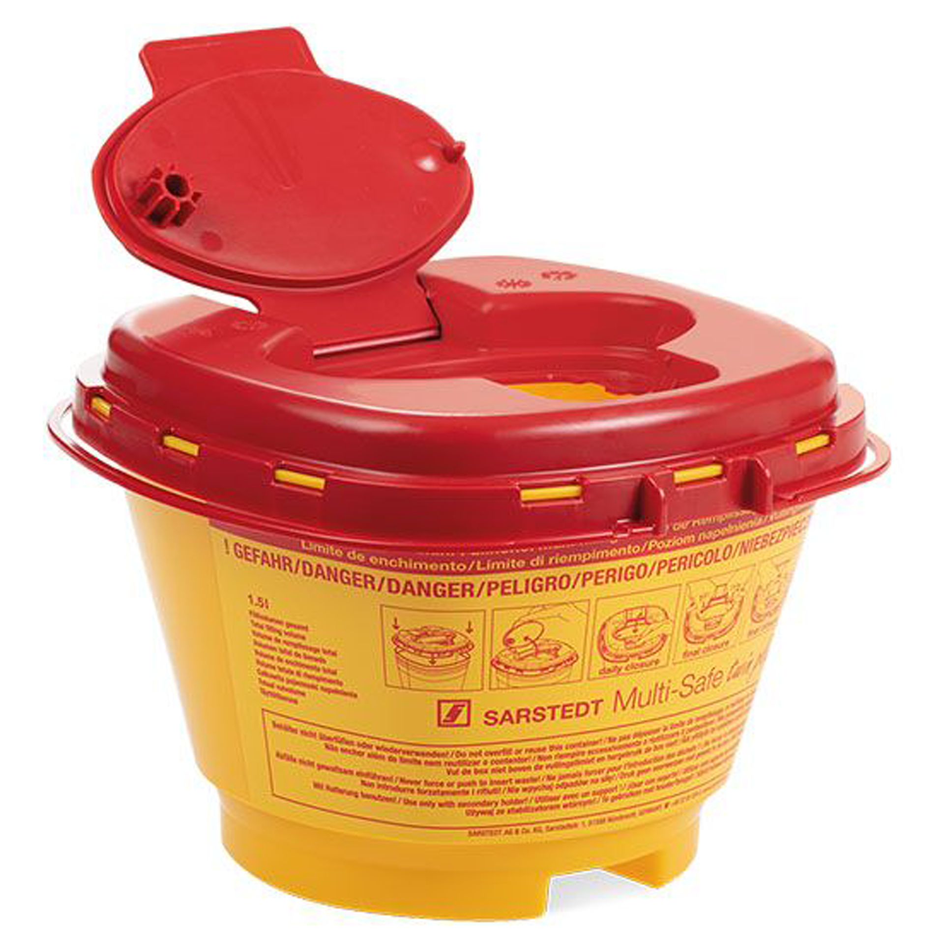 Entsorgungsbehälter, Multi-Safe twin plus, 1,5 l Volumen