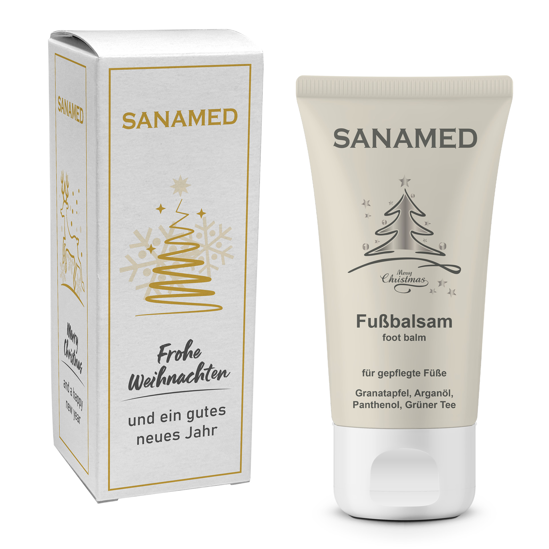 Fußbalsam mit Granatapfel - Weihnachtsedition