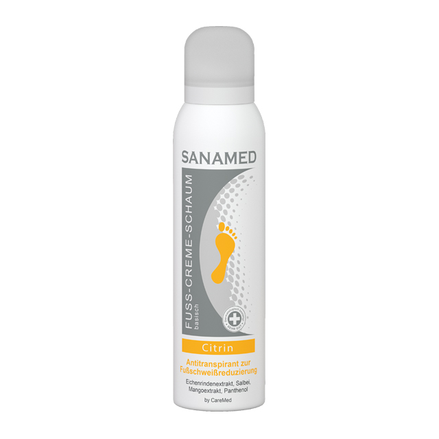 Sanamed Fuß-Creme-Schaum "Citrin"