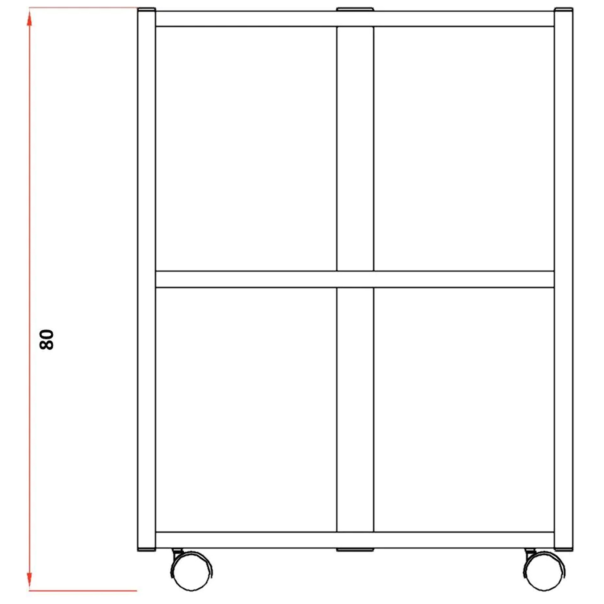 AeroShelf Arbeitstisch, 3 Glasplatten