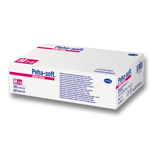 Peha-soft® nitrile white - puderfrei