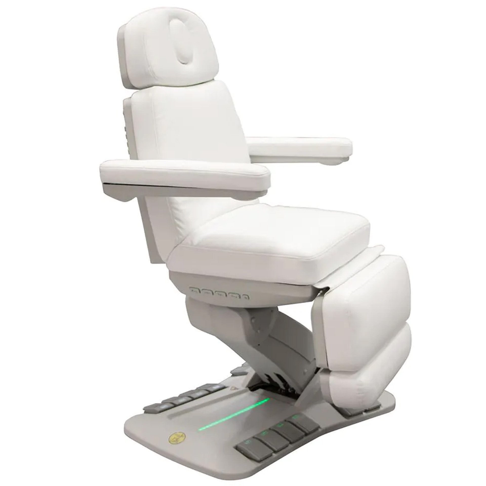 Beauty treatment chair/couch Aurelia, 4 motors, heating, white