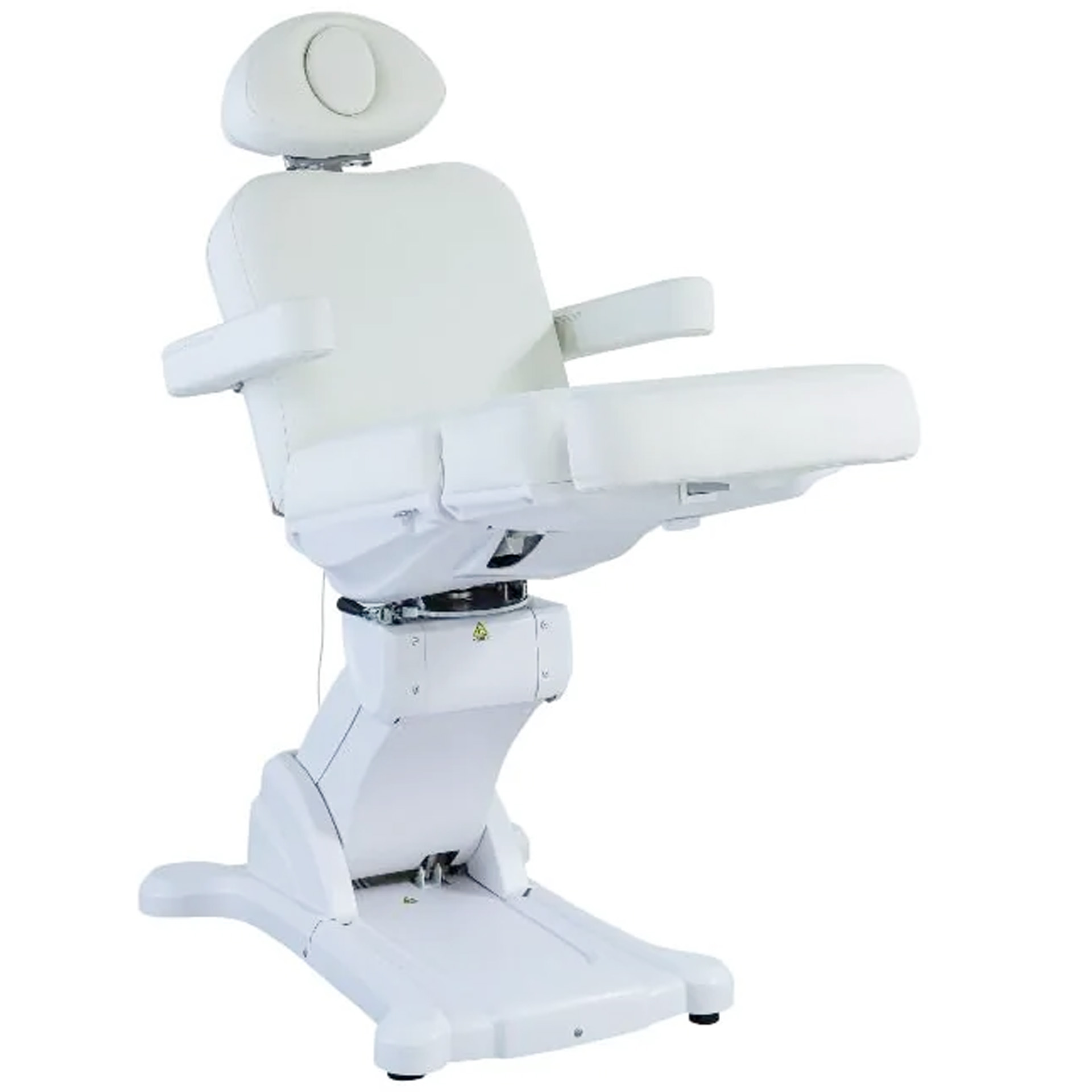 Beauty treatment couch Velvet Supreme, 4 motors, heating, memory, white