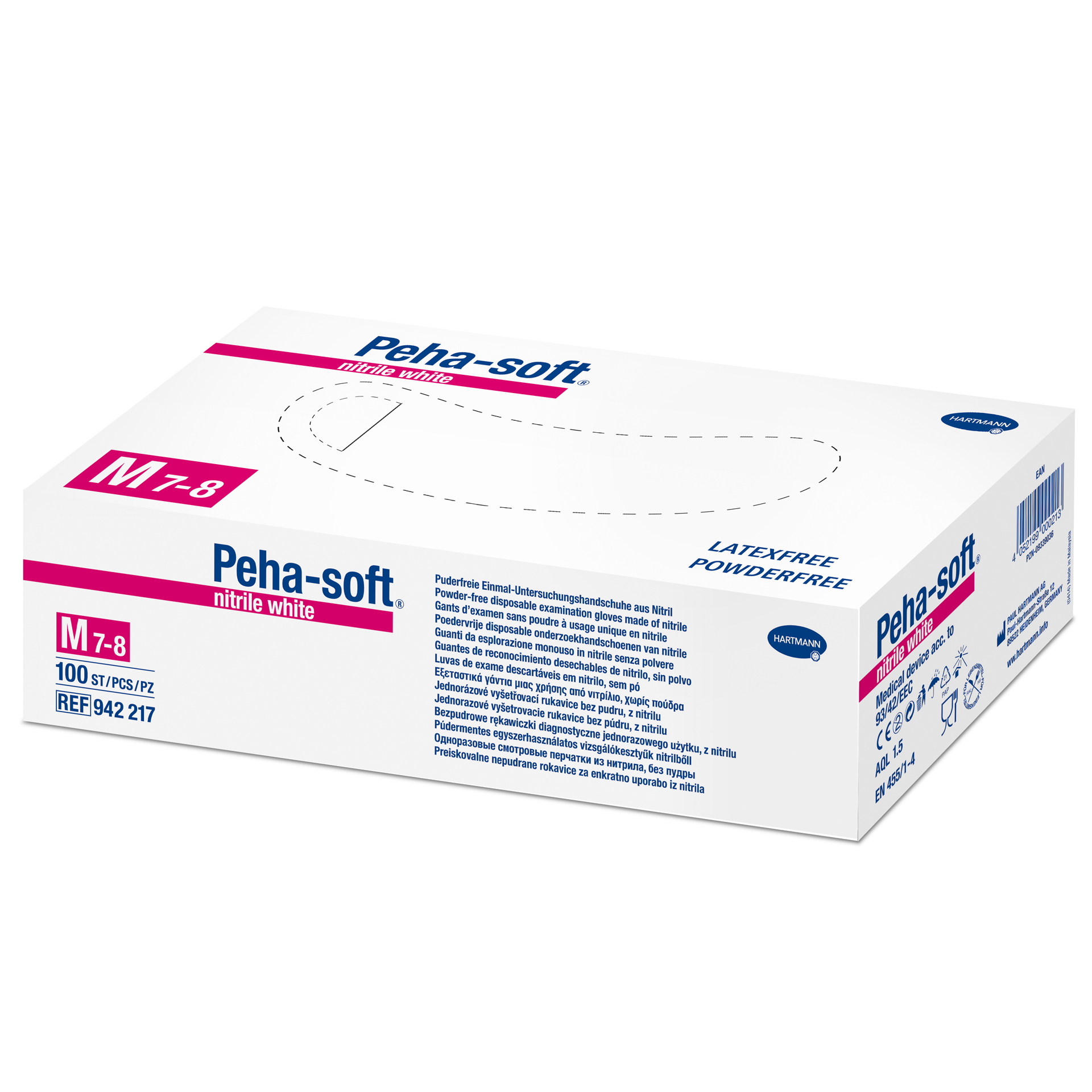 Peha-soft® nitrile white, 100 Stück