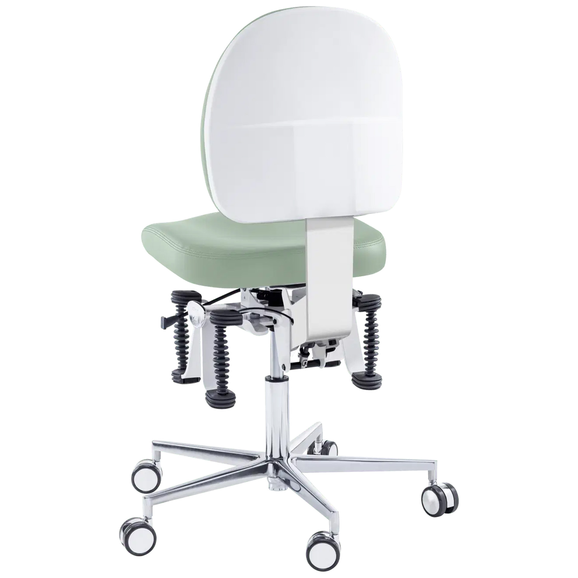 Bioswing Arbeitsstuhl beauty, salbei, Größe 3, lange Gasfeder