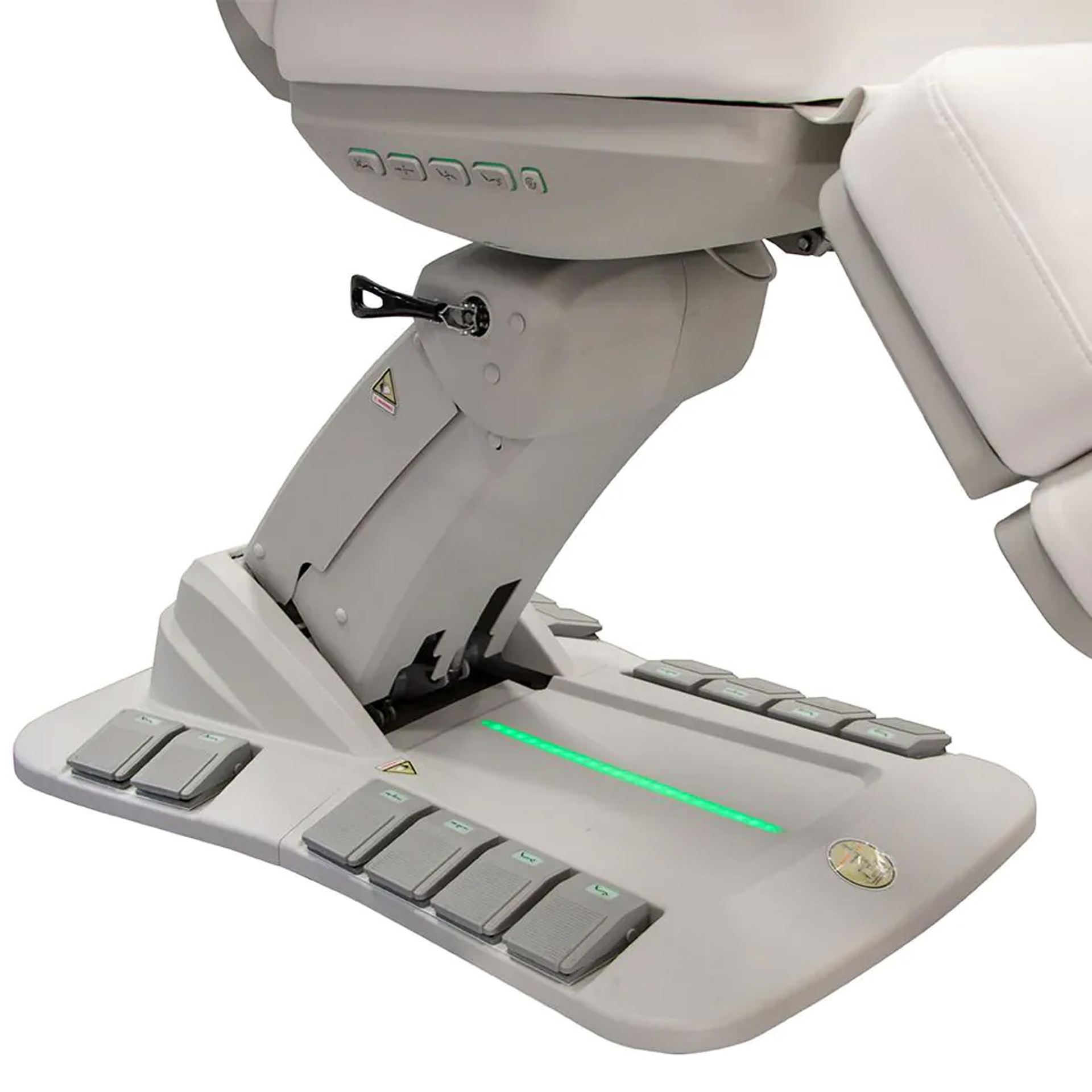 Beauty treatment chair/couch Aurelia, 4 motors, heating, white