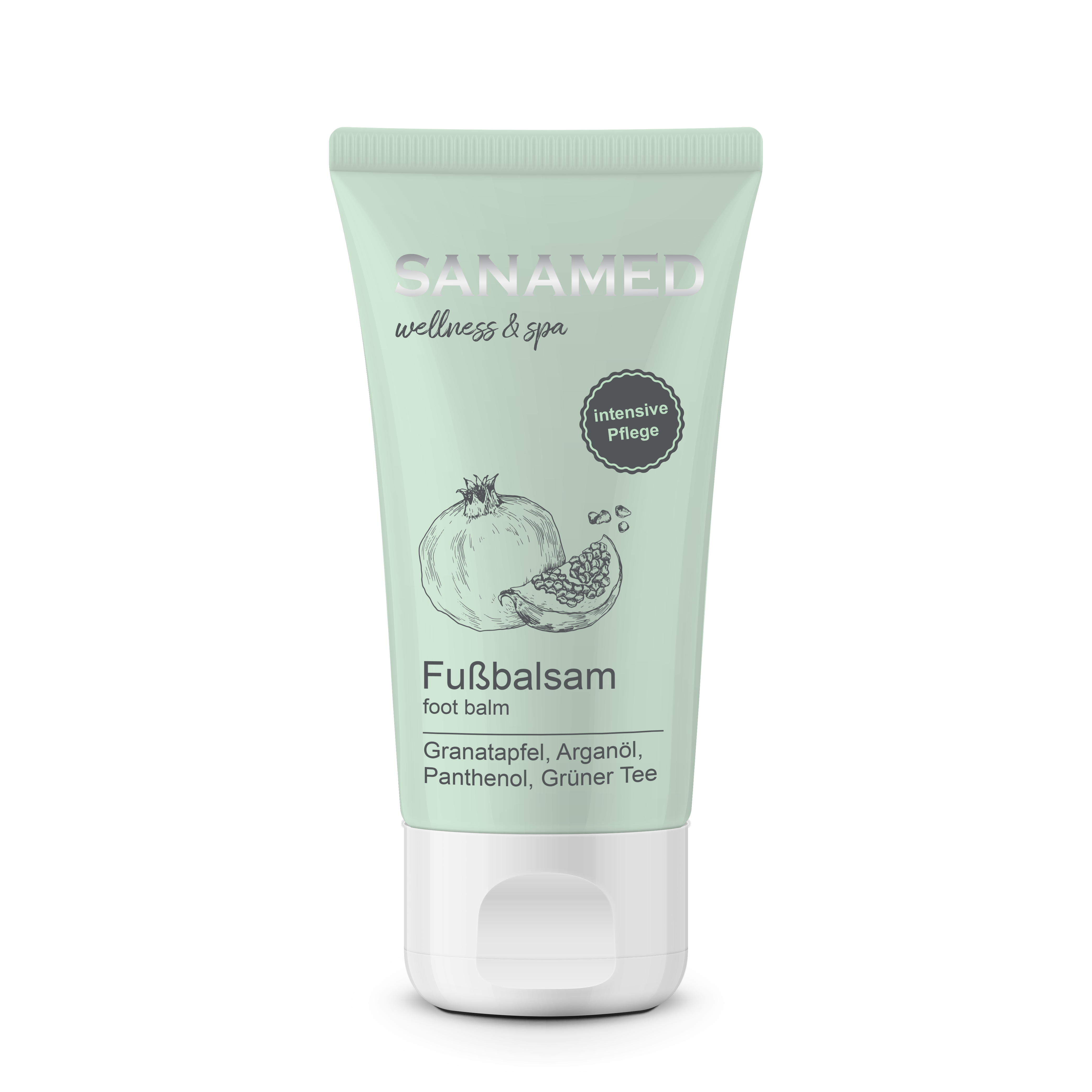 regenerating foot cream with pomegranate