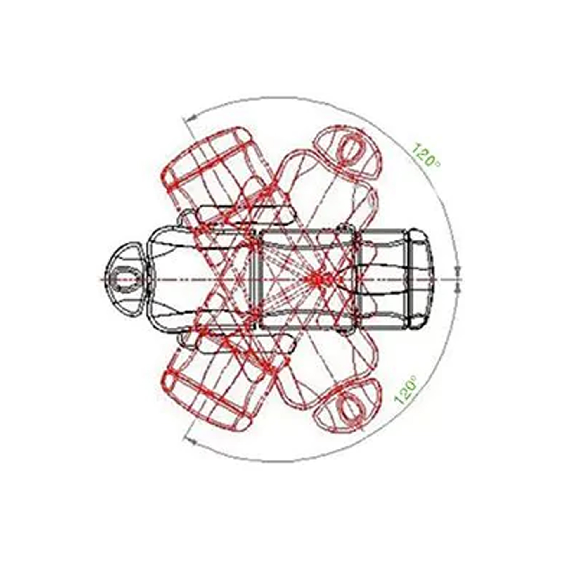 Beauty treatment couch Velvet Supreme, 4 motors, heating, memory, white