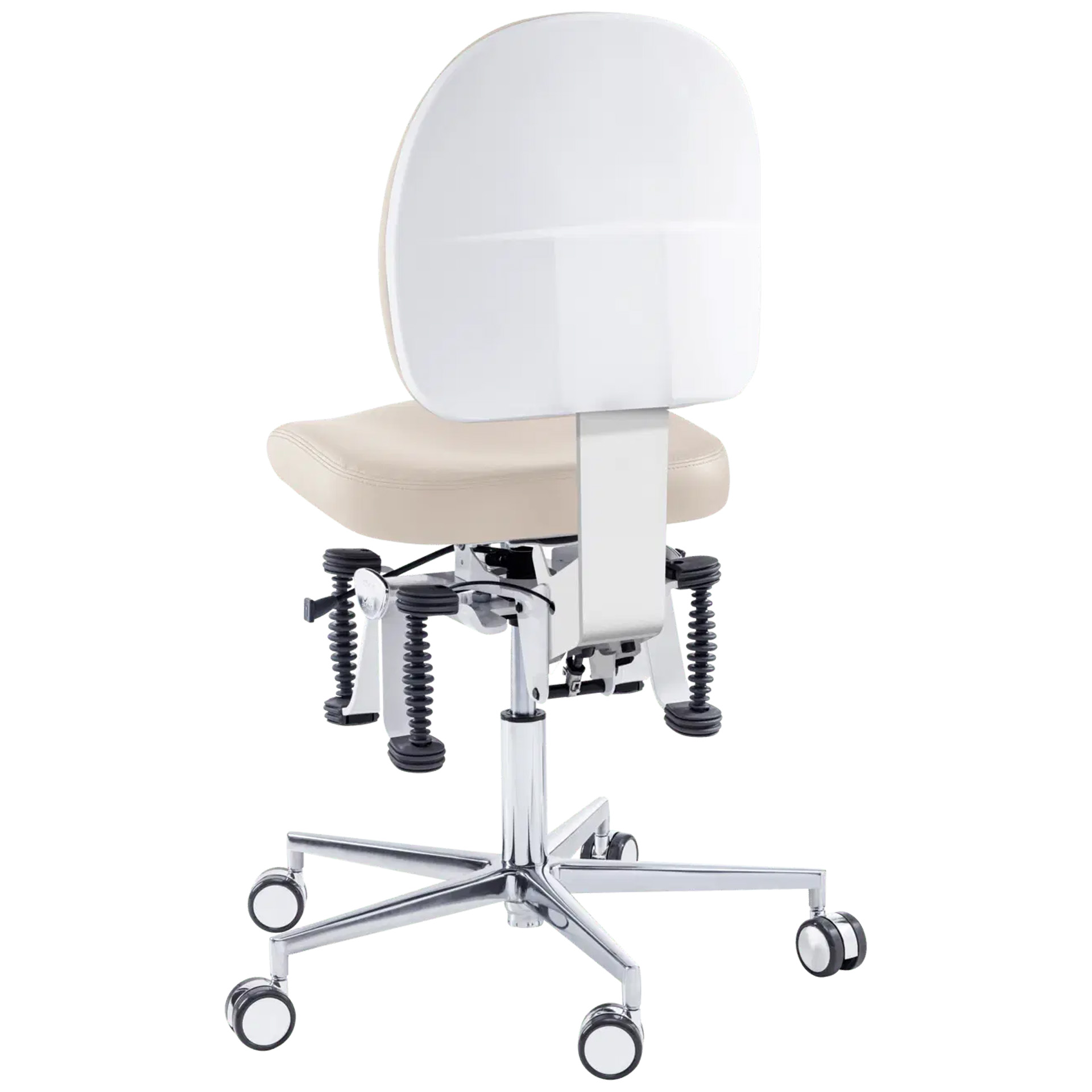 Bioswing Arbeitsstuhl beauty, natur, Größe 1, kurze Gasfeder