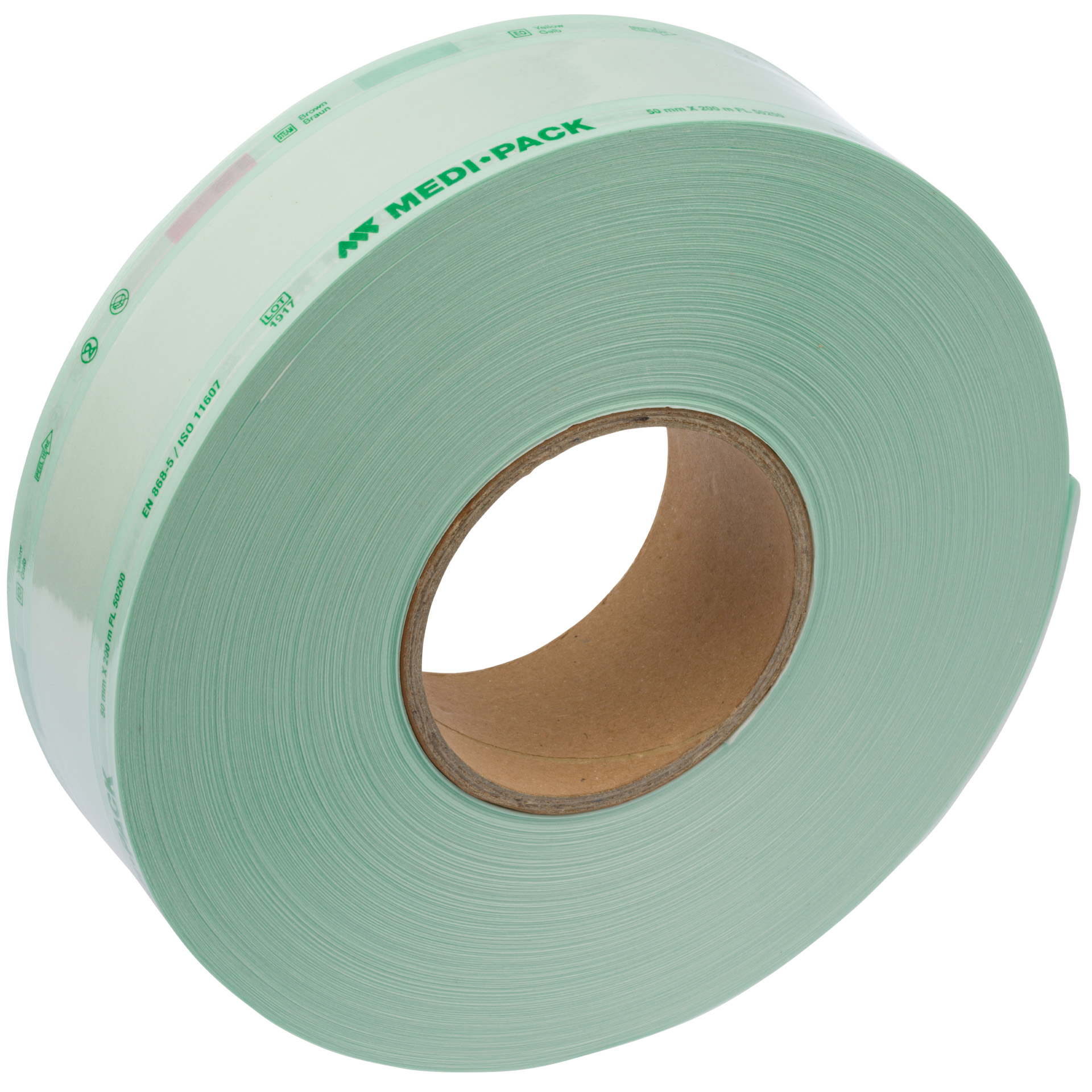 Sterilization reel for autoclave, 7,5 cm x 200 m