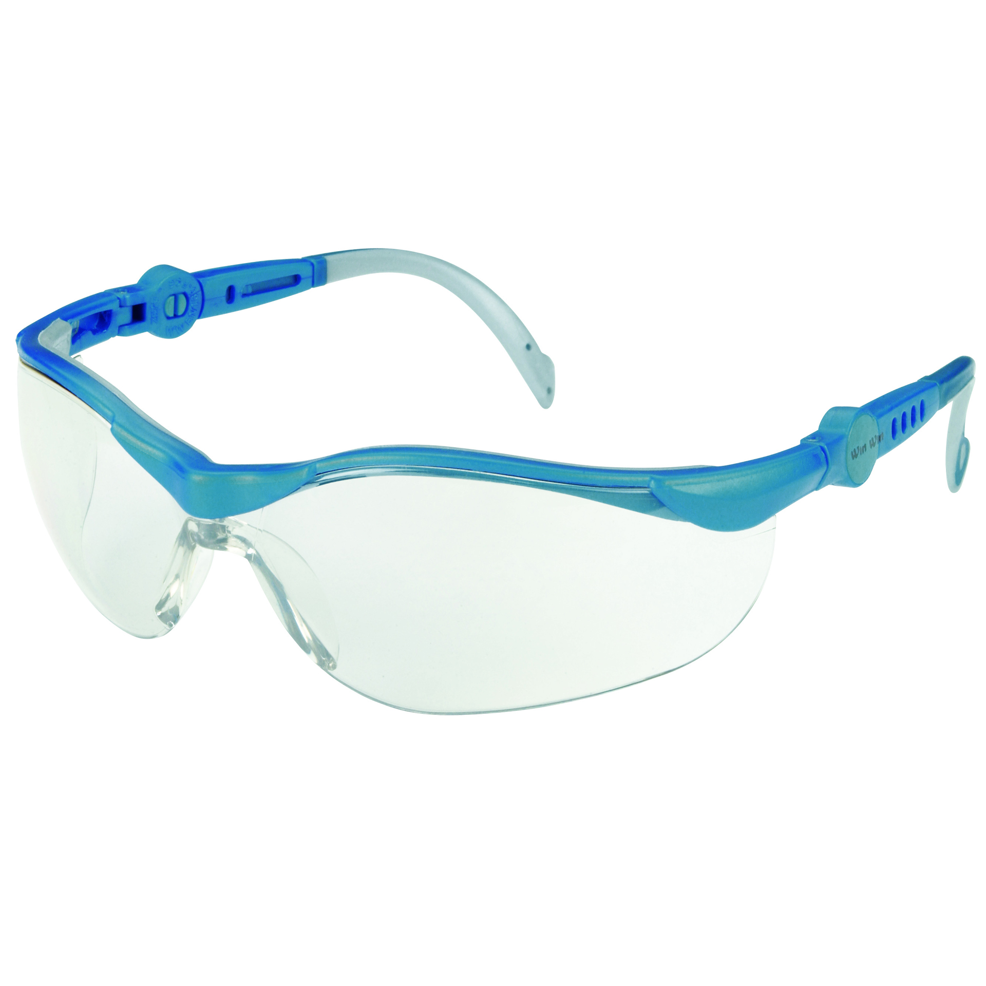 Arbeitsschutzbrille blau/grau