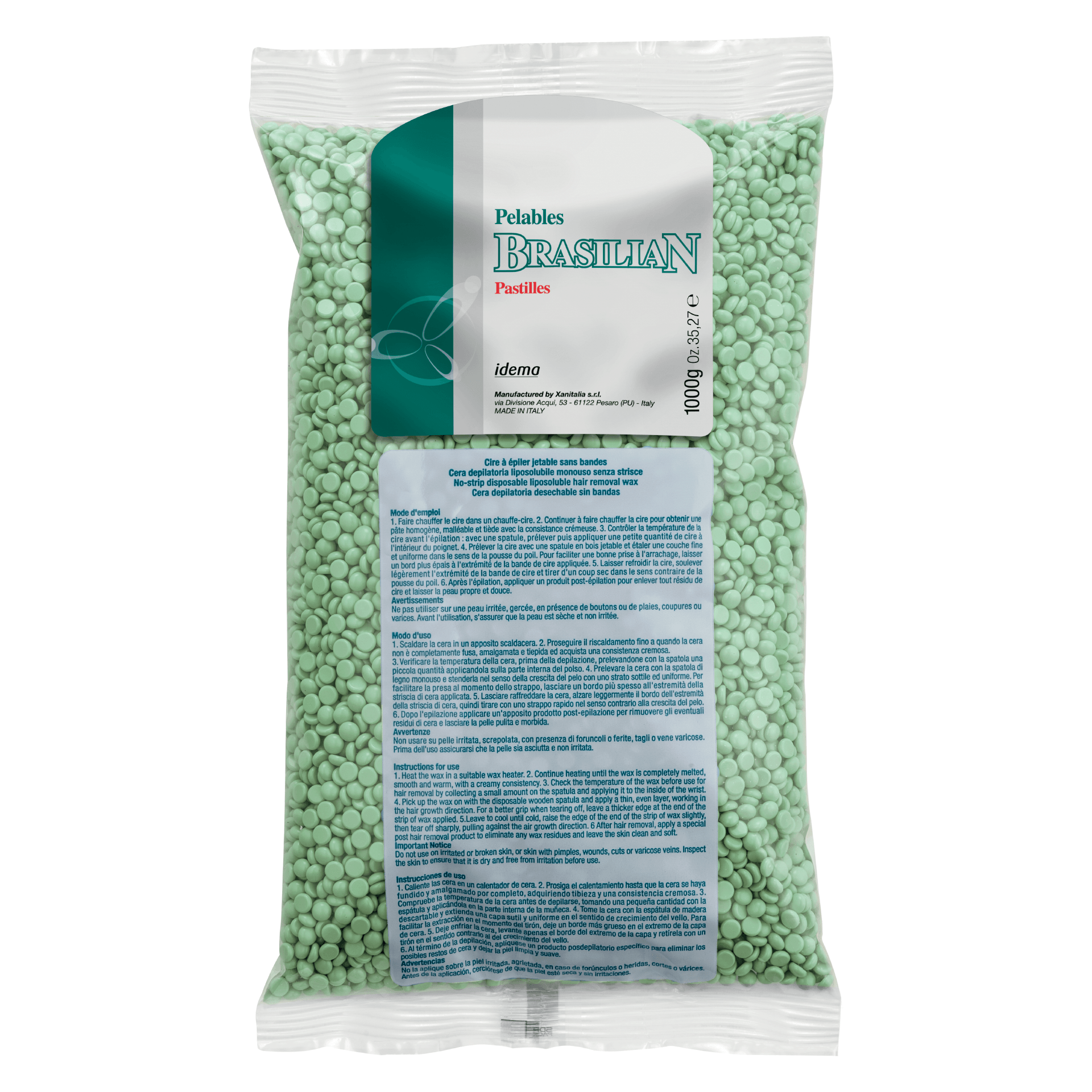 Wachsperlen Grüner Tee, 1.000 g