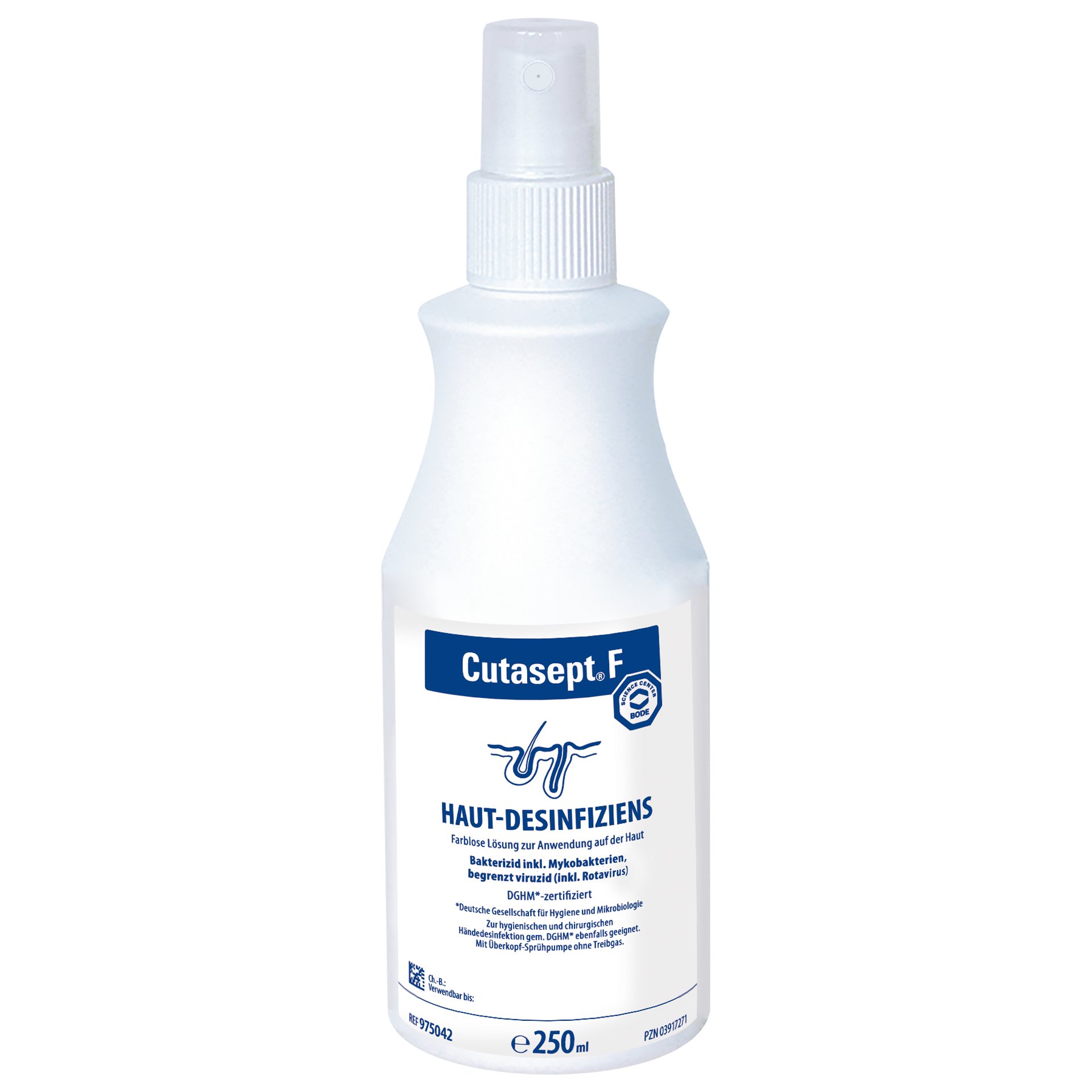 Cutasept® F, 250 ml-Überkopfsprühflasche