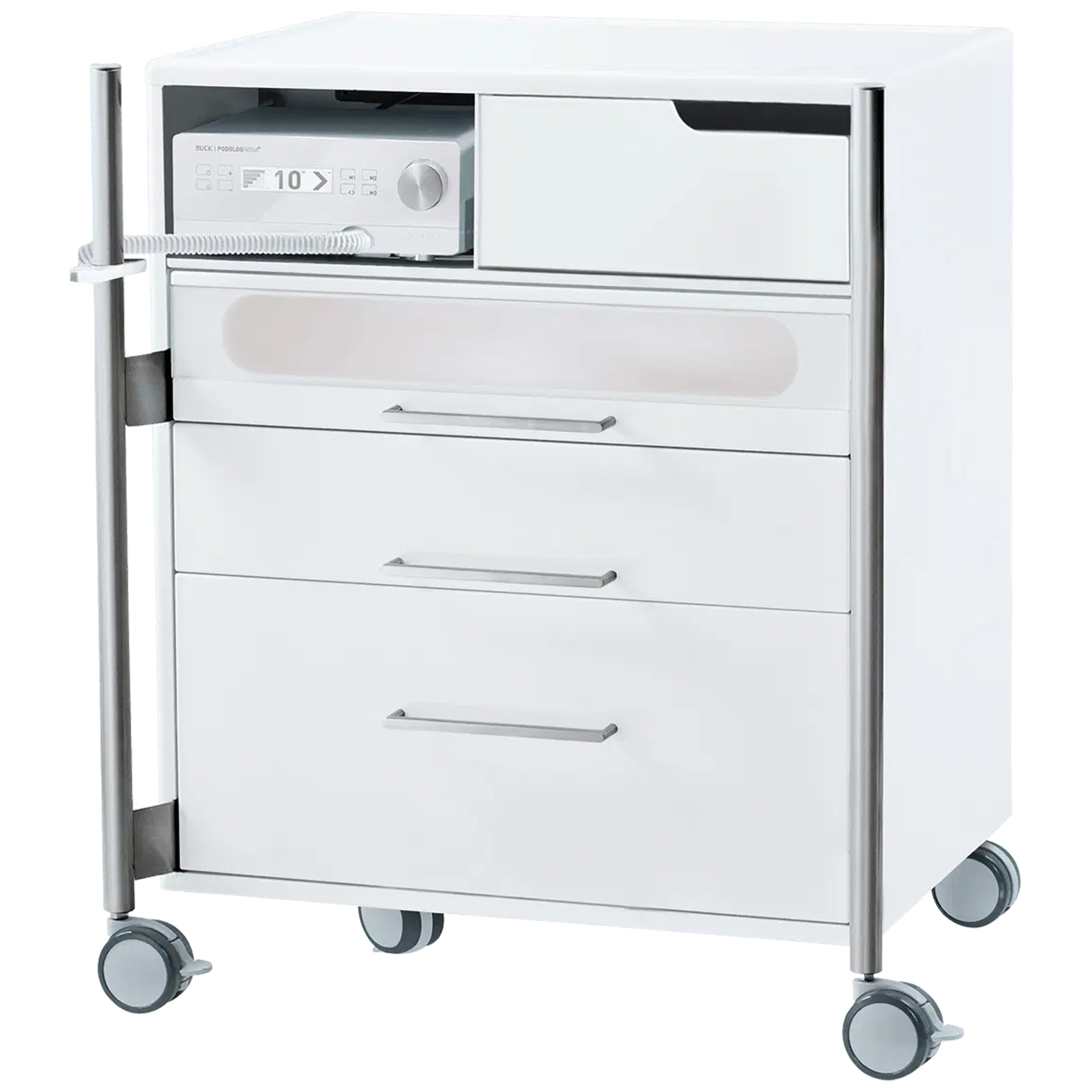 RUCK ROOM classic M, LED Instrumentenschubfach, Motorfach links