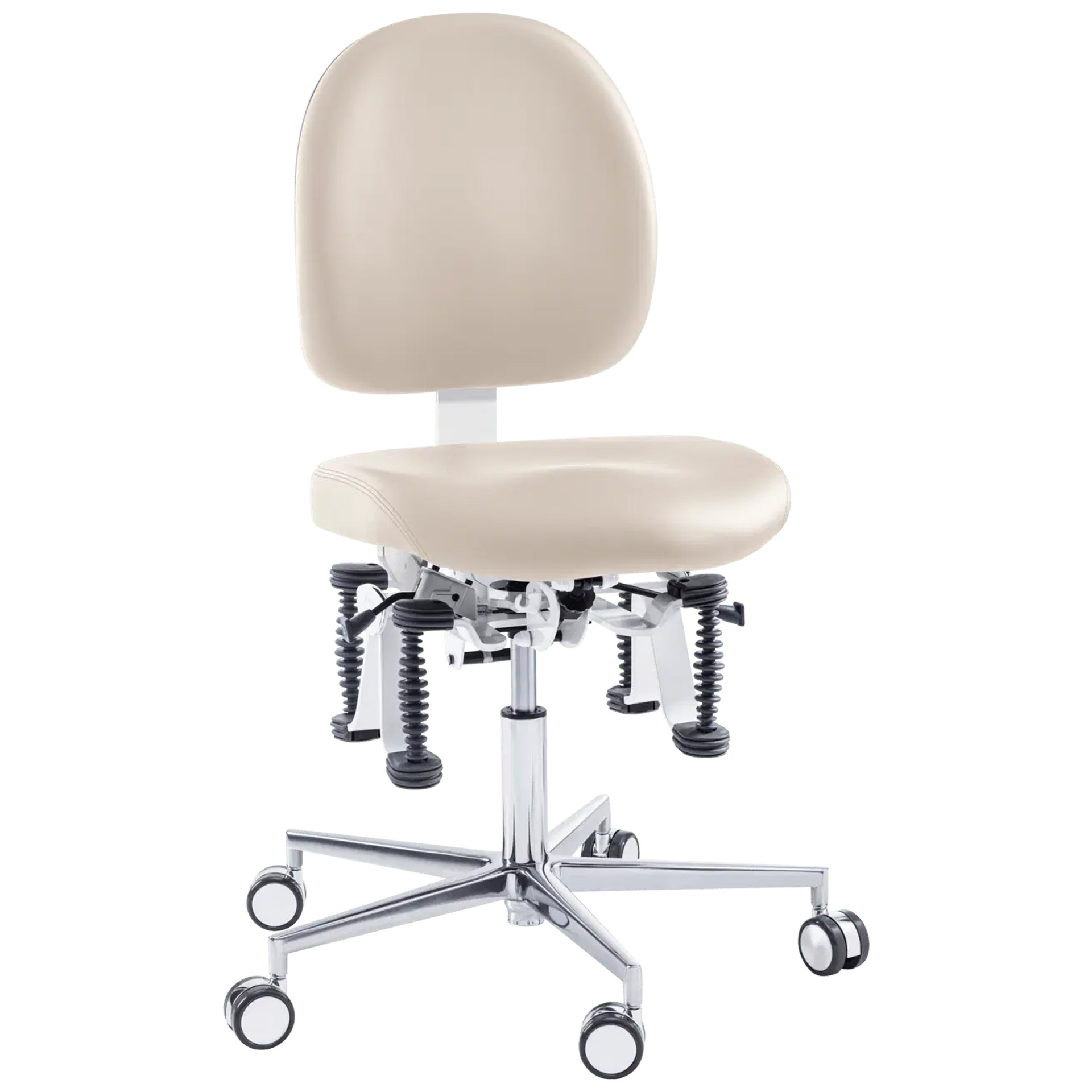 Bioswing Arbeitsstuhl beauty, natur, Größe 2, lange Gasfeder