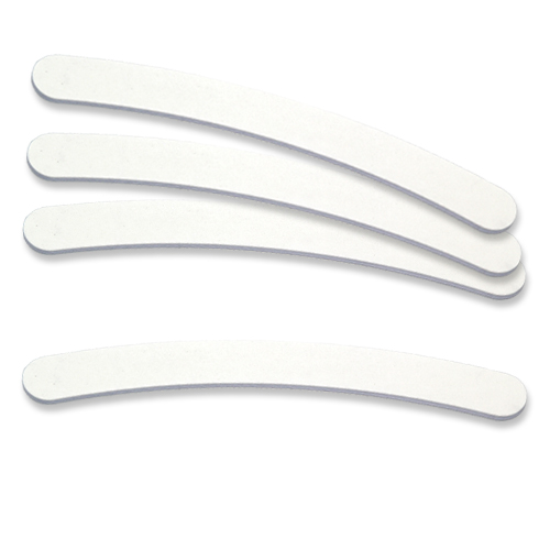Boomerang-Feile, weiß - Premium Qualität