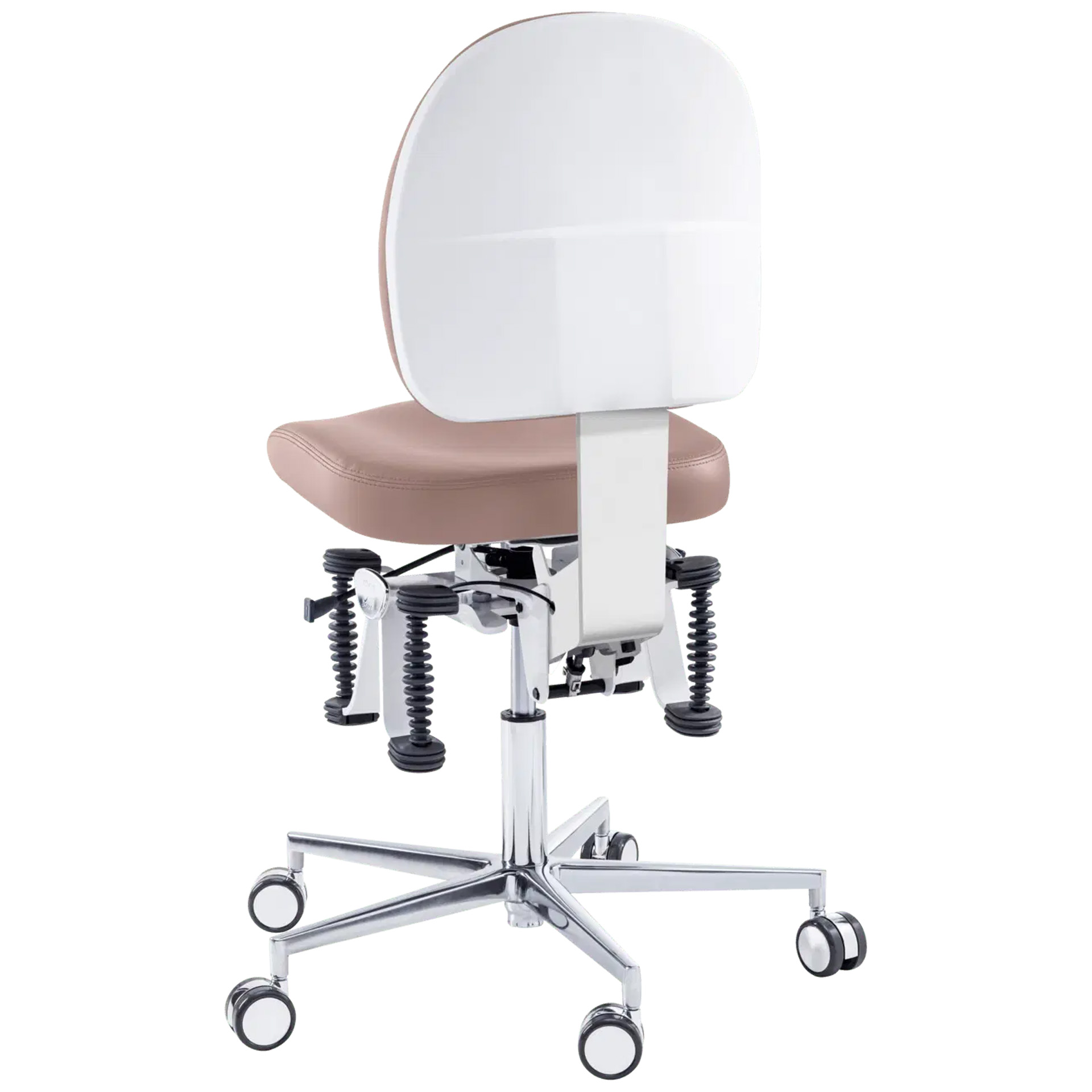 Bioswing Arbeitsstuhl beauty, taupe, Größe 4, lange Gasfeder