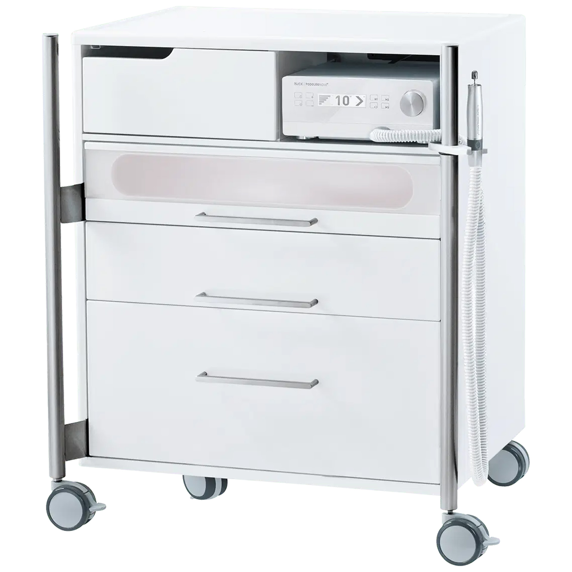 RUCK ROOM classic M, LED Instrumentenschubfach, Motorfach rechts