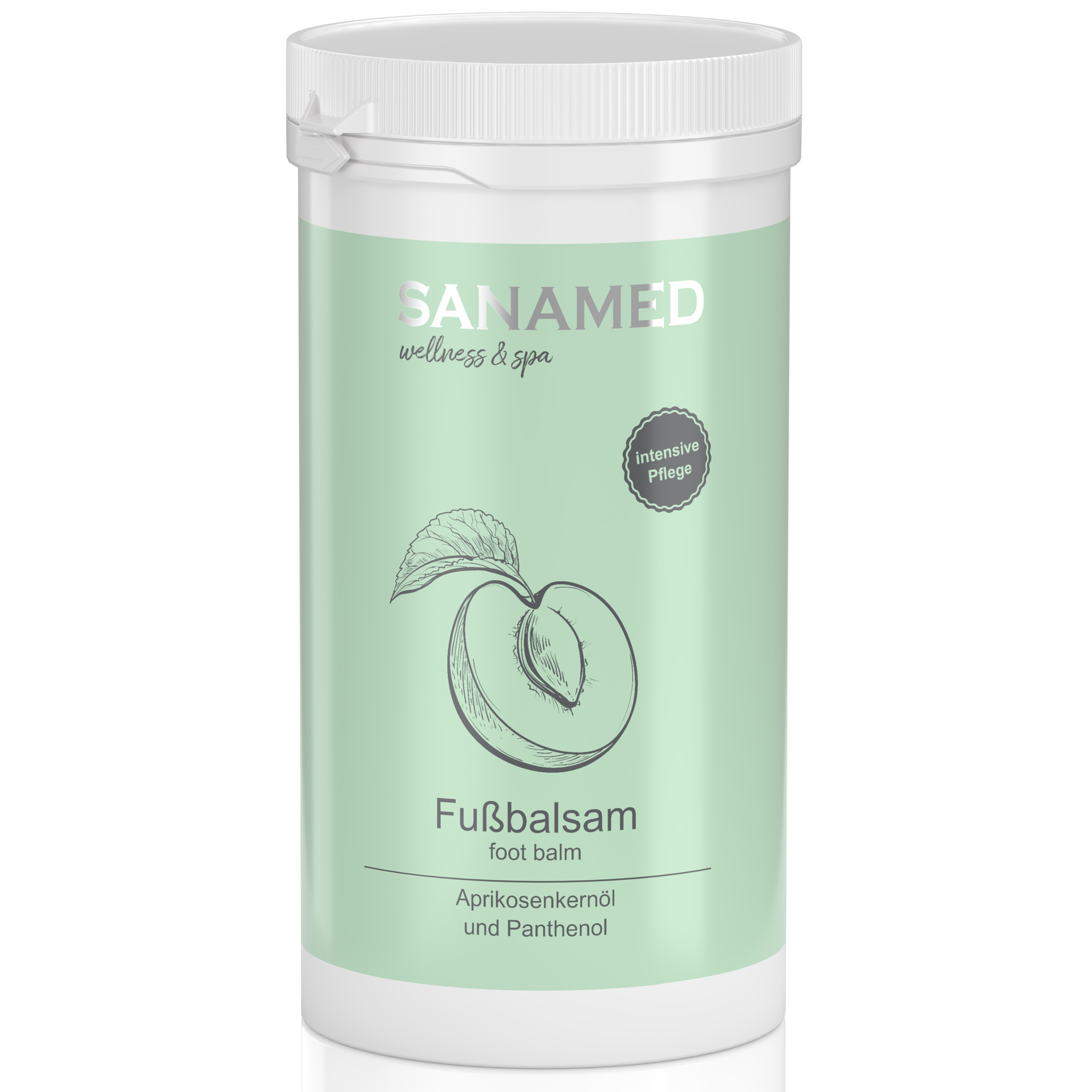 Fußbalsam mit Aprikosenkernöl