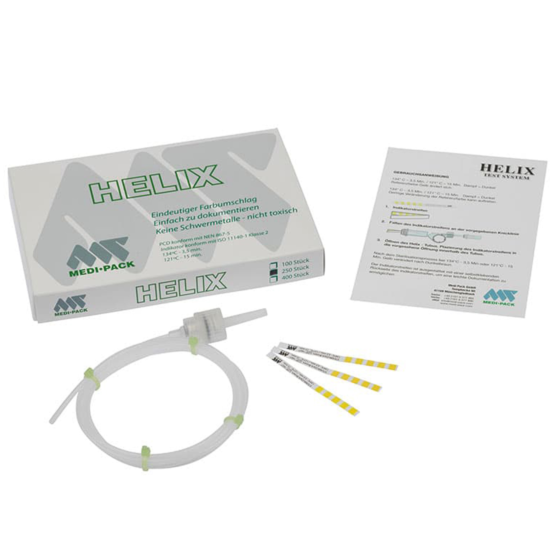 Helix-Testsystem inkl. 100 Indikationstreifen