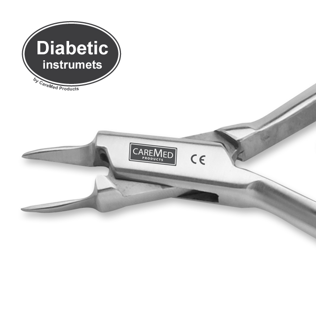 Diabetic - Nail corner forceps with flame tip