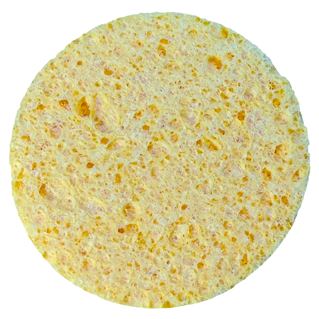 cleaning sponge yellow