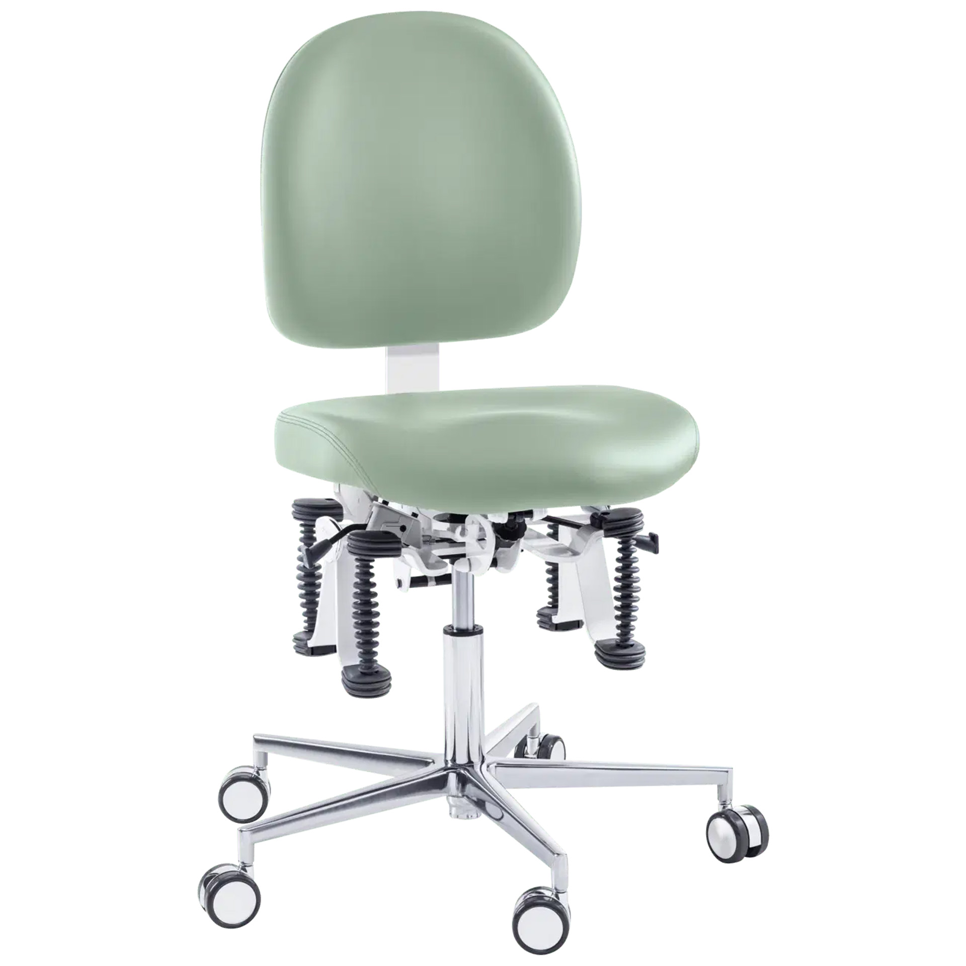 Bioswing Arbeitsstuhl beauty, salbei, Größe 1, lange Gasfeder