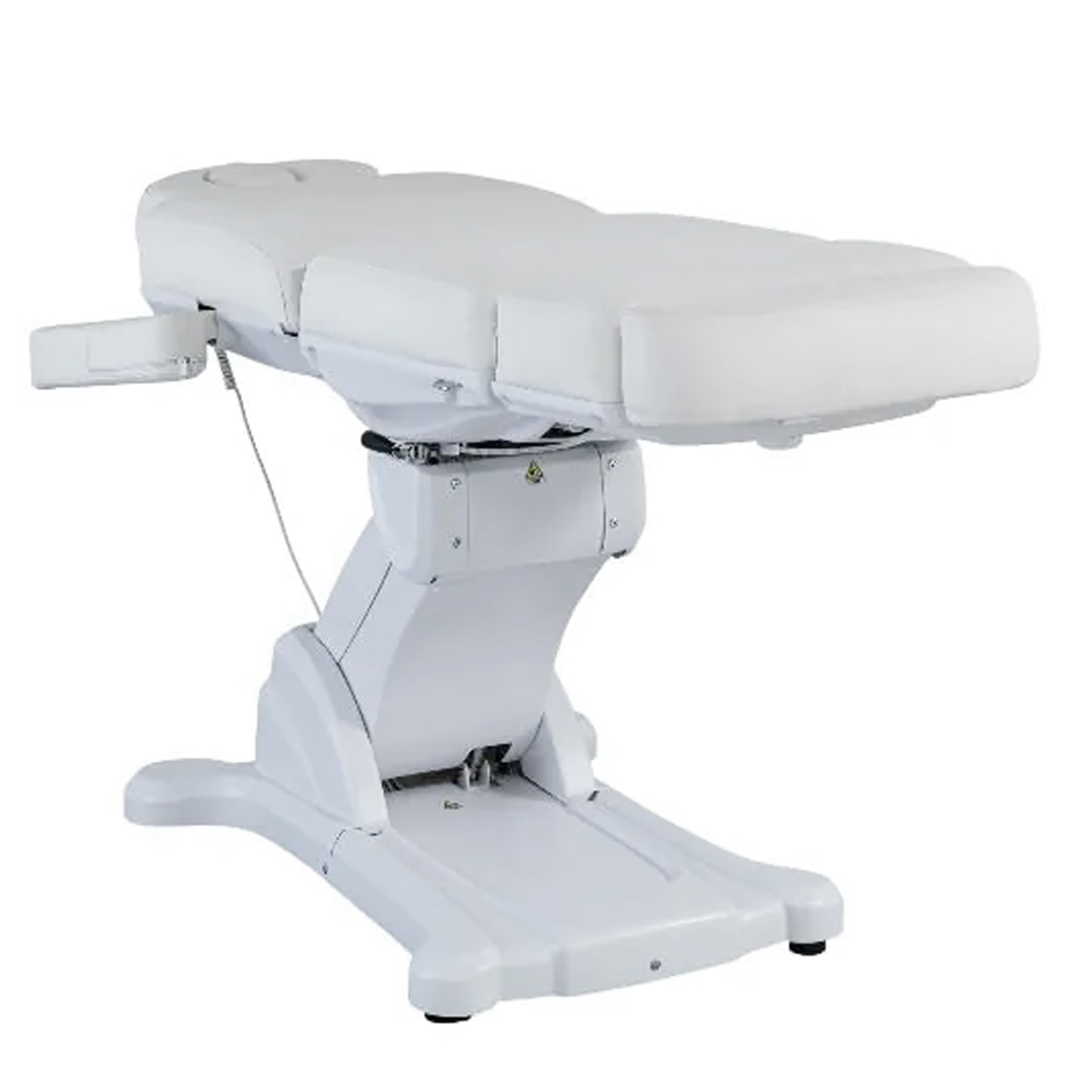 Beauty treatment couch Velvet Supreme, 4 motors, heating, memory, white