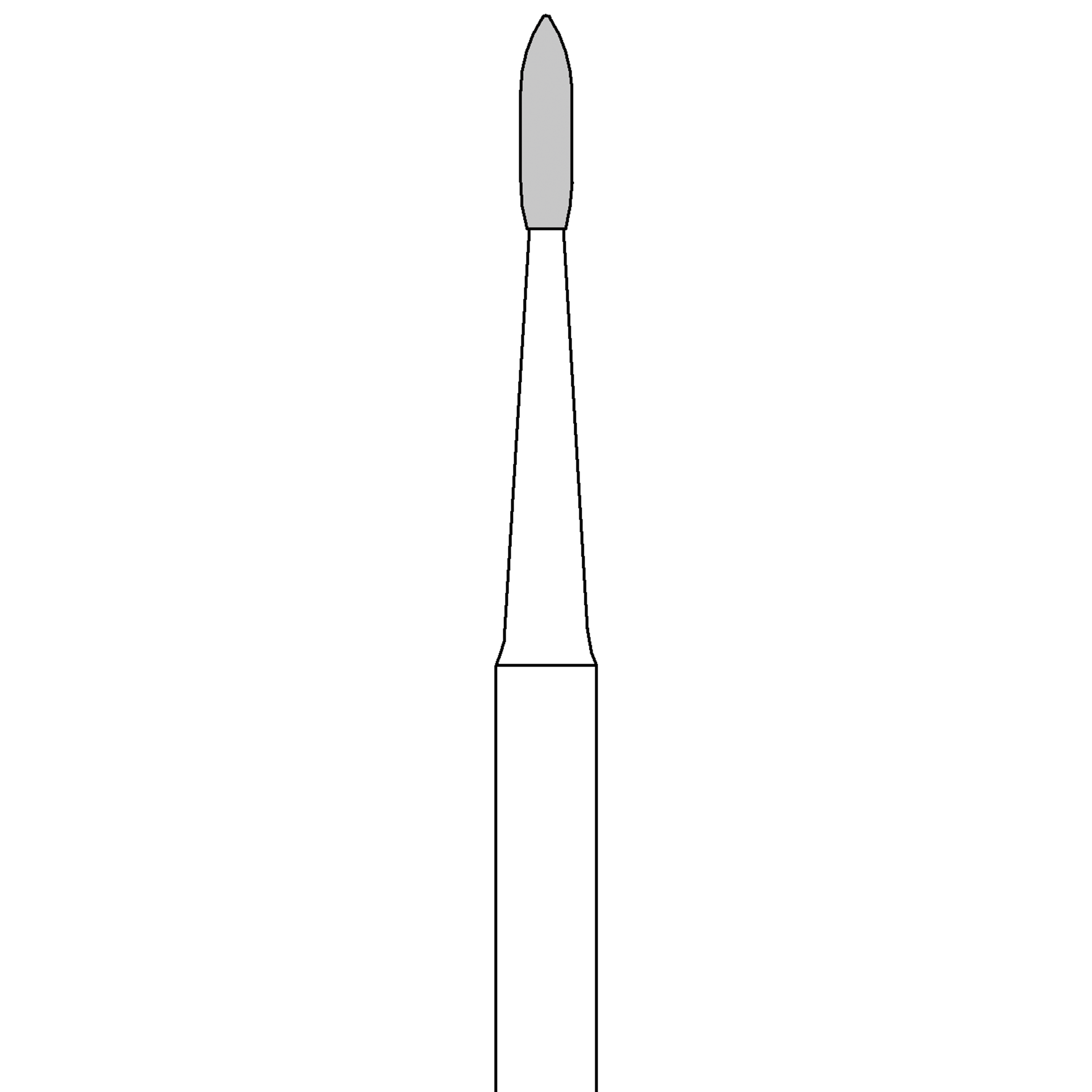 Diamantschleifer, Ø 1,2 mm