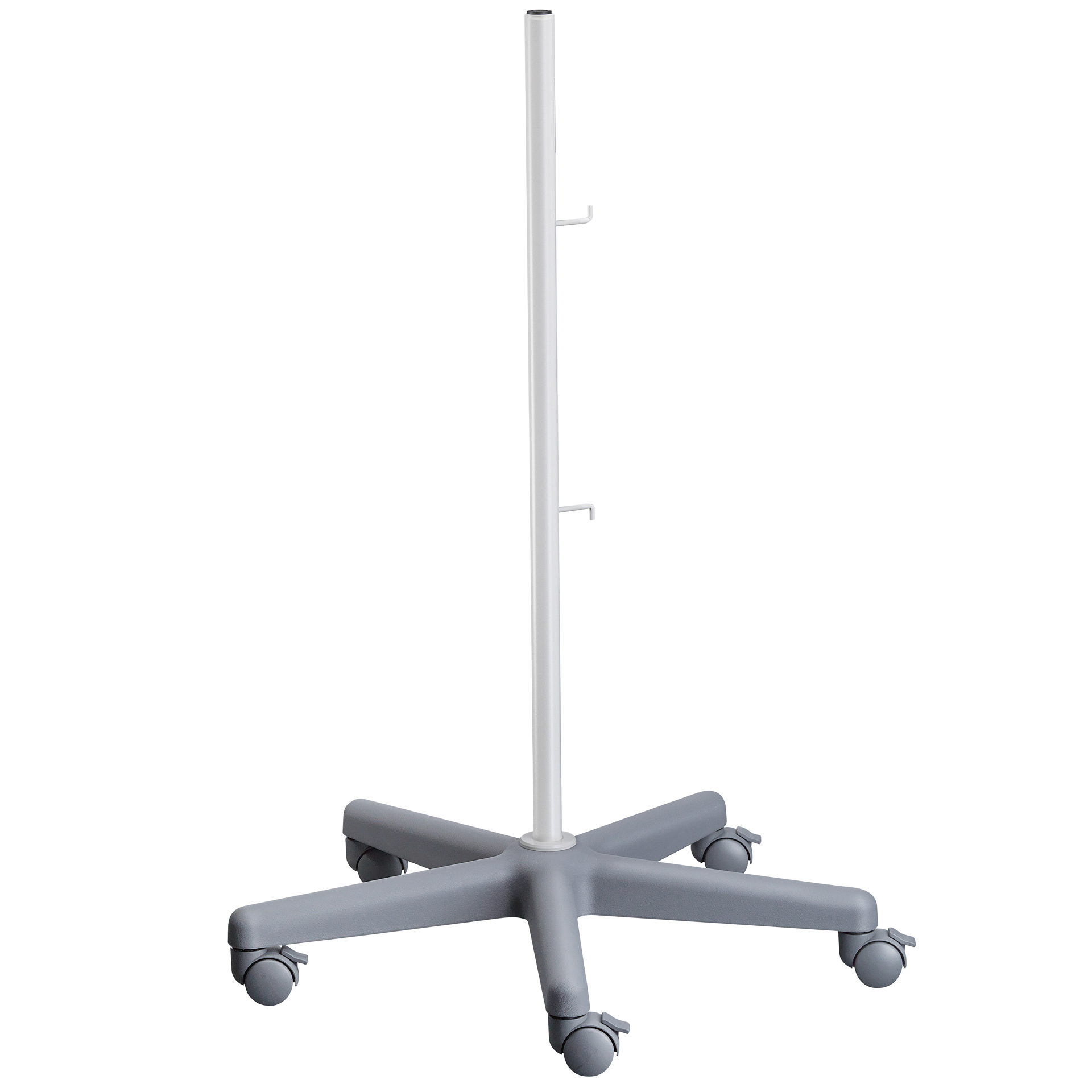 Rollstativ, weiß/grau