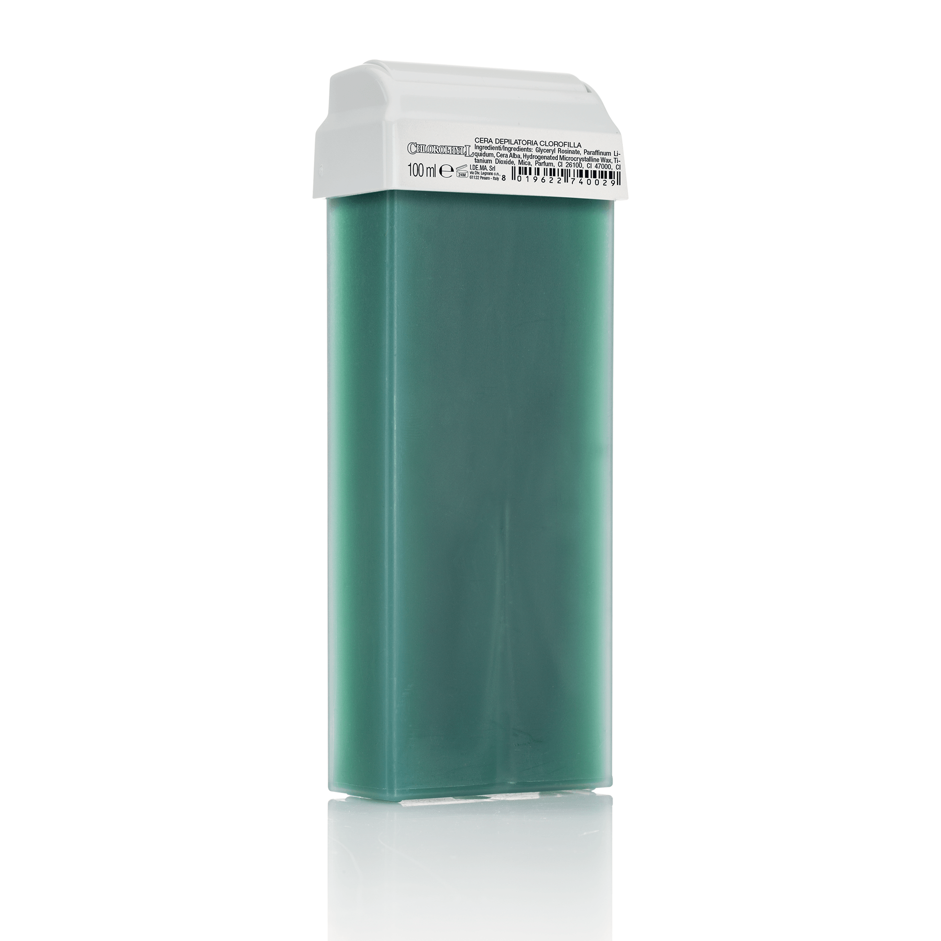 Wachspatrone Chlorophyll, Rollkopf breit