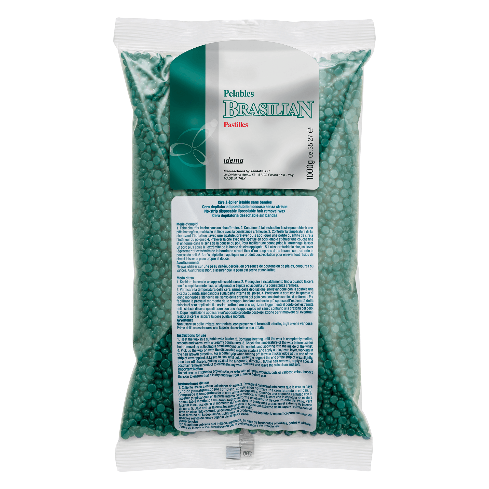 Wachsperlen Chlorophyll, 1.000 g